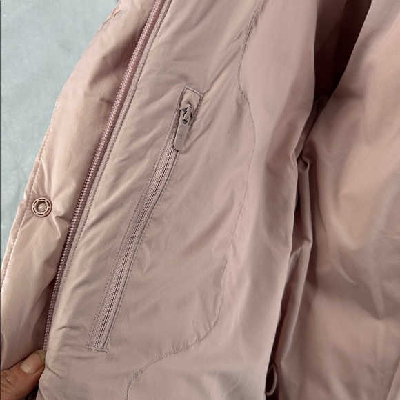 Lululemon Down Puffer Jacket Hooded Blush Pink Size 2 - Picture 11 of 16
